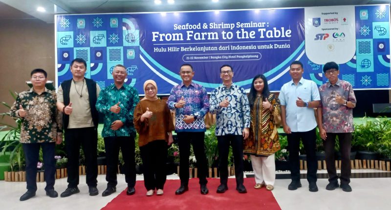Petambak Udang di Babel Alami Banyak Tekanan, DKP Perkuat Langkah Melalui Seminar Seafood dan Shrimp